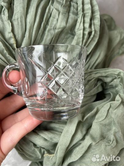 Хрусталь СССР чашечки хрустальные кружки