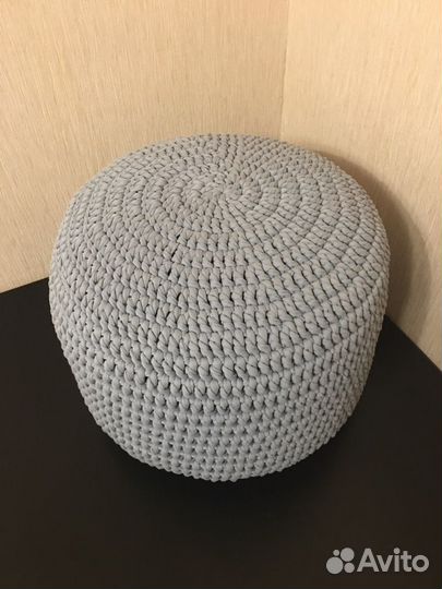 Вязаные интерьерные корзины