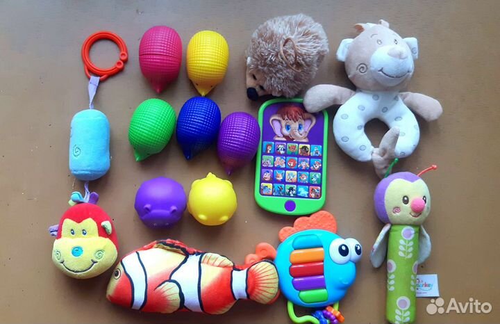 Игрушки погремушки пакетом