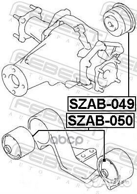 Сайлентблок дифференциала suzuki grand vitara 05