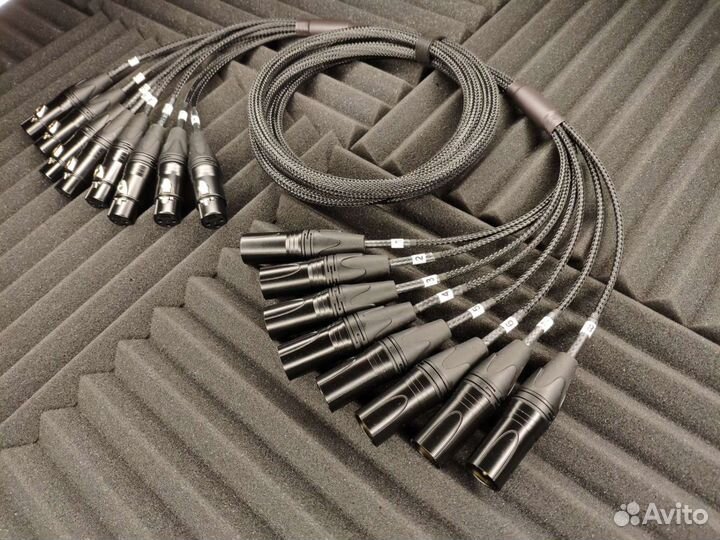 Мультикор 8 Xlr штекер На 8 Xlr гн. Cordial CMG 8