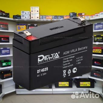Аккумулятор ибп delta DT 4035 4V 3.5Ah