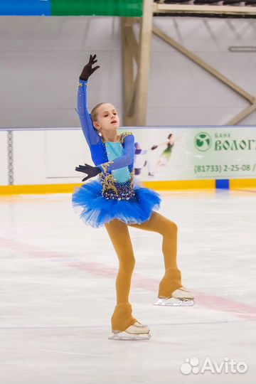 Костюм платье для фигурного катания 122 128