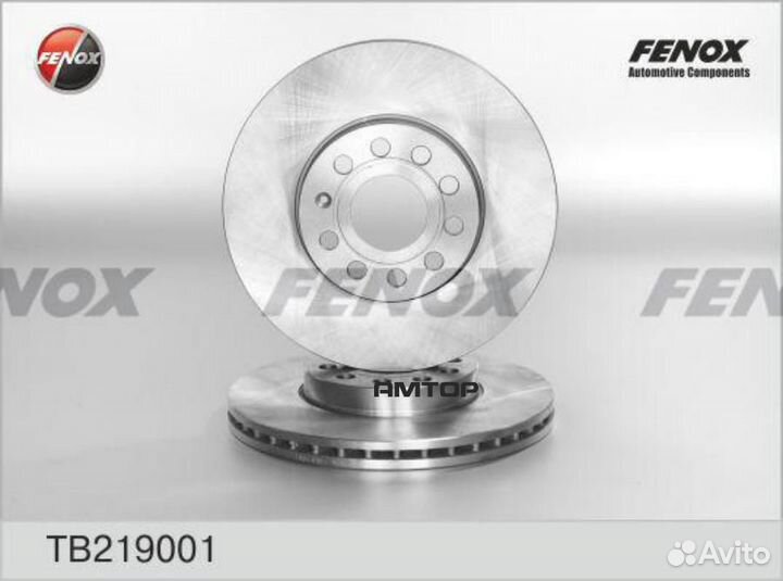 Fenox TB219001 Диск тормозной передний Fenox TB219
