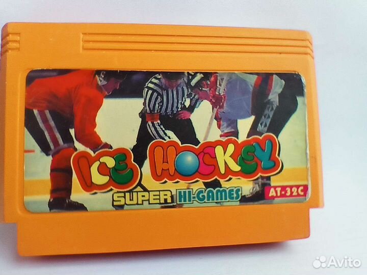 Картриджи dendy Хоккей из 90-х