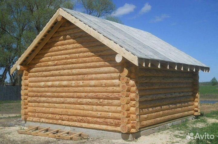 Дома и бани из бревна