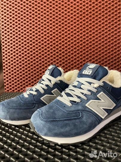 Зимние кроссовки New Balance 574 с мехом