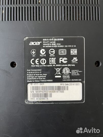 Acer R3-471TG ноутбук