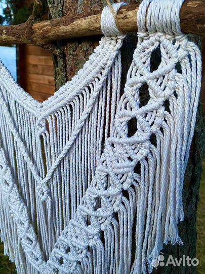 Настенное панно макраме