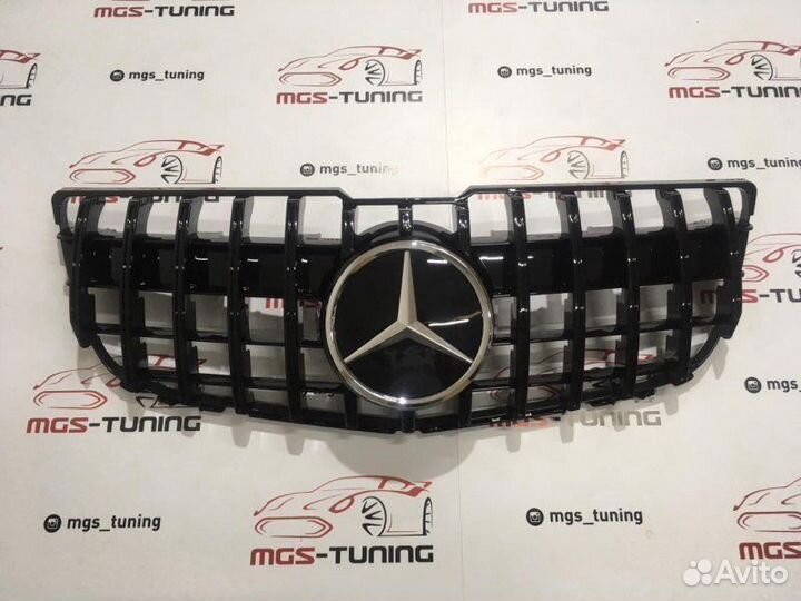 Решетка на Mercedes GLK 12-15 GT Дистроник