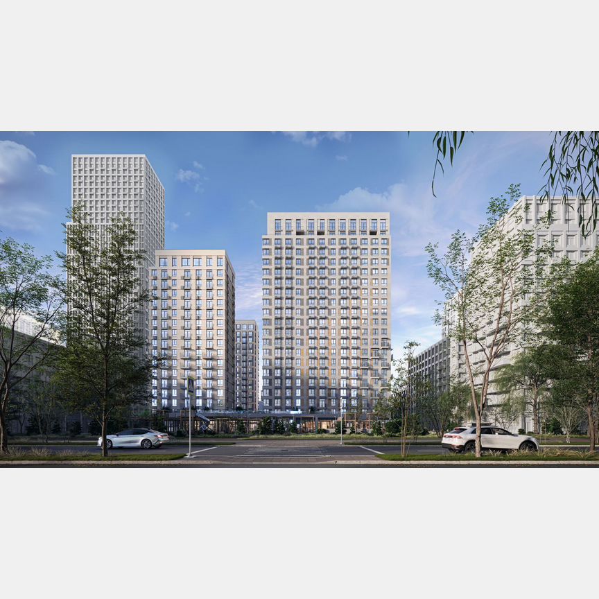 2-к. квартира, 68,8 м², 9/23 эт.