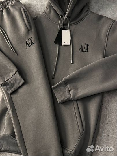 Спортивный костюм Armani Exchange серый