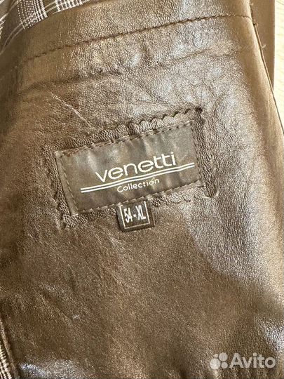 Кожаная куртка мужская 54 56