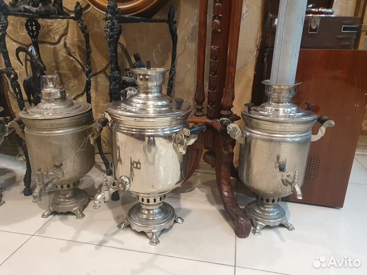 Самовар угольный советский