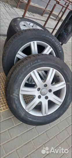 Резина, литые диски r18 audi
