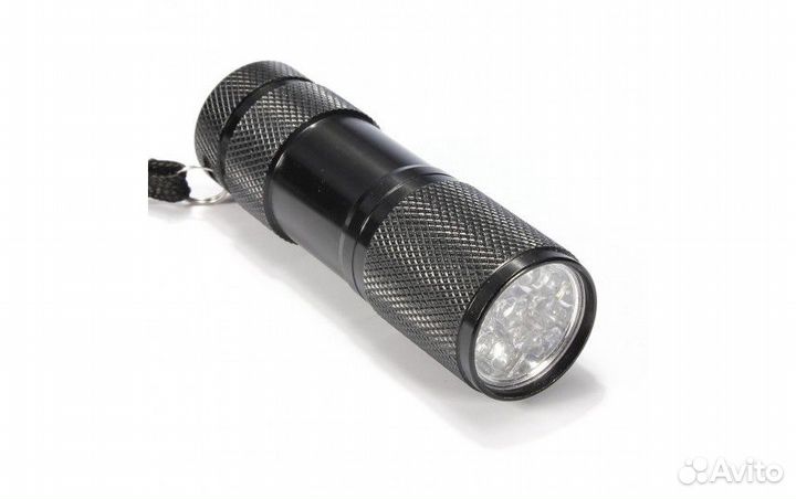Фонарь ультрафиолетовый 9 диодов 395nm