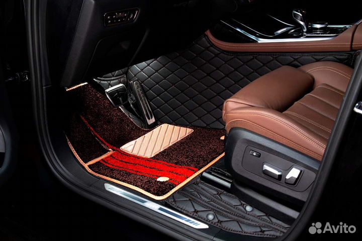 3D Коврики BMW Салон Багажник из Экокожи