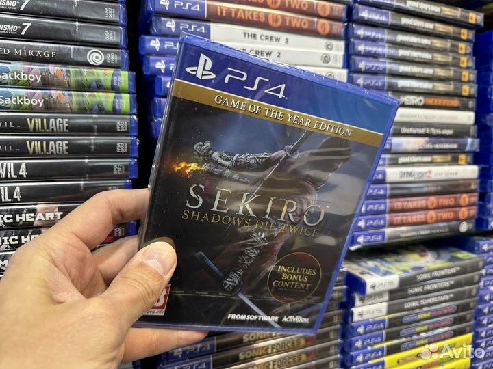 Sekiro shadows die twice ps4 диск новый
