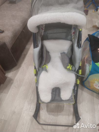 Детские зимние санки