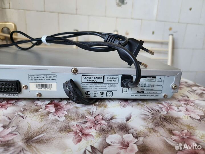 Dvd плеер bbk dv324s