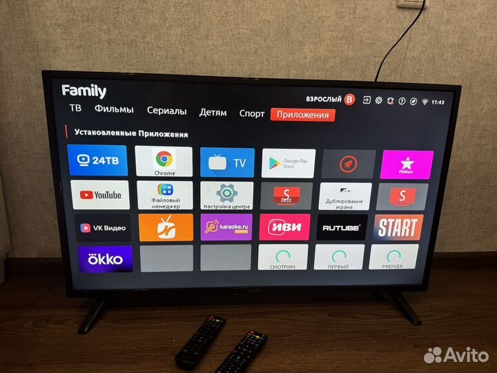 Телевизор SMART tv econ