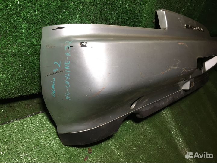 Бампер задний sedan Nissan Skyline R32 Серебро цар