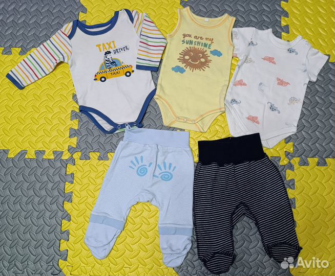 Вещи пакетом для малыша 56-62