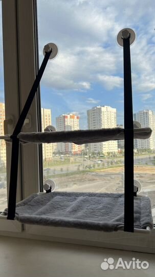 Гамак для кошек на окно