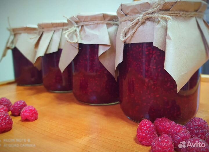 Варенье из малины, ежевики, компот из ягод, аджика