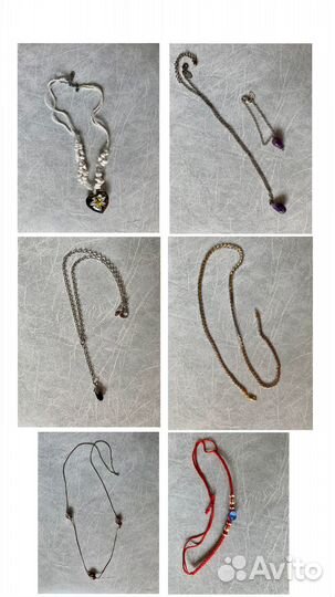 Бусы колье цепочки