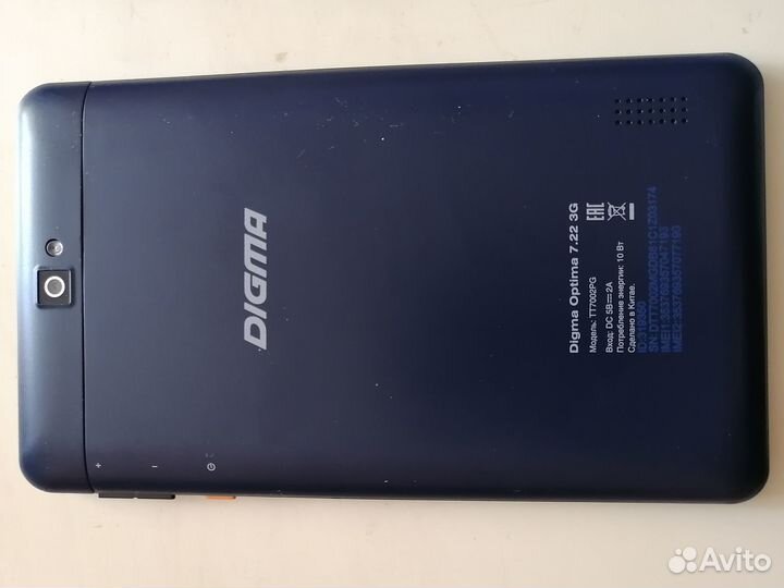 Планшет digma optima 7.22G