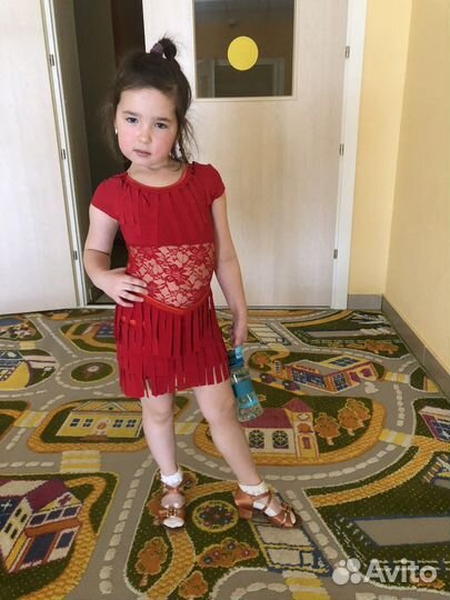 Платье доя танцев 110-120