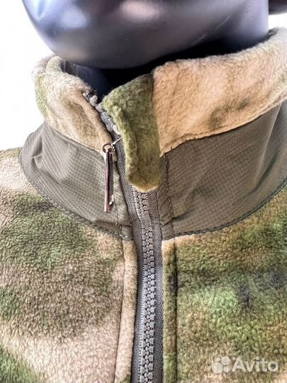 Флисовая кофта тактическая в расцветке мох