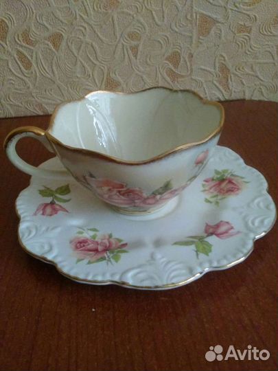 Чашка с блюдцем,Лимож не Лимож