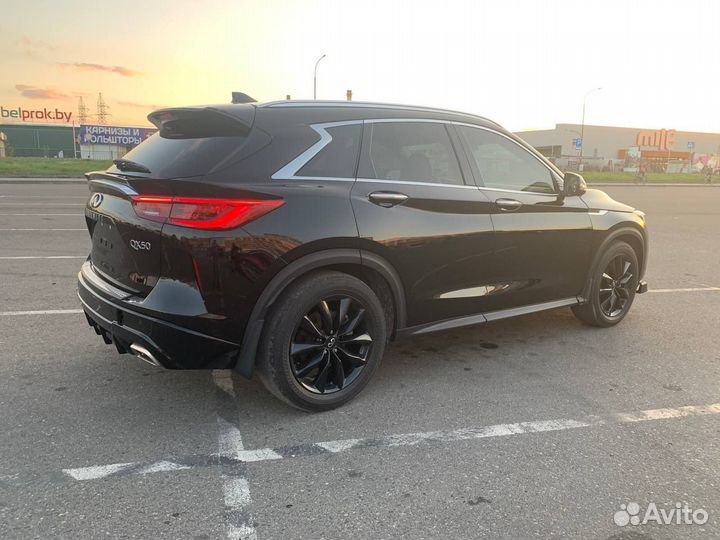 Диффузор заднего бампера Infiniti QX50