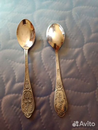 Мельхиоровые новые ложки