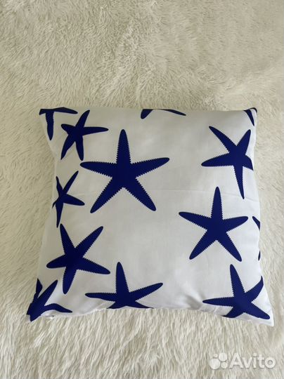 Подушка декоративная в морском стиле