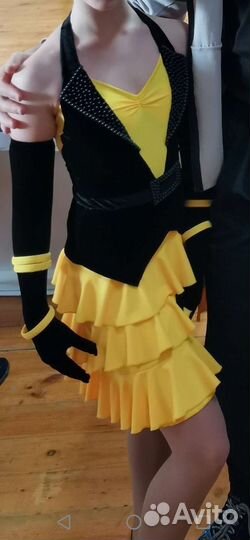 Платье для бальных танцев латина ю1