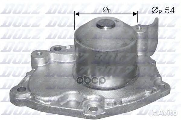 Насос системы охлаждения D шкива 54mm renault