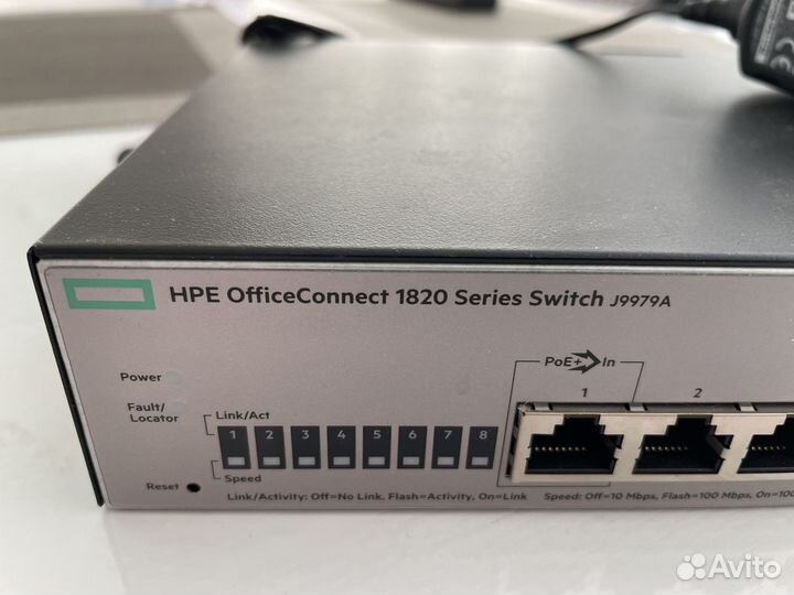 Kоммутатop HP 1820-8G J9979А