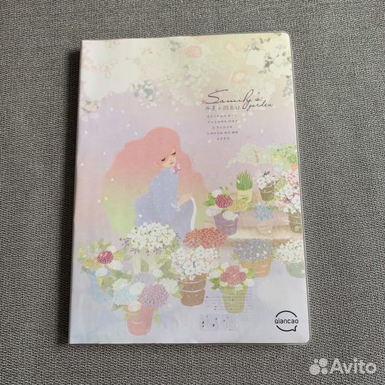 Новый блокнот красивый с девушкой в обложке