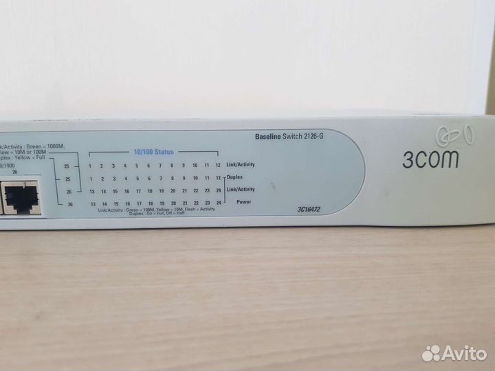 Коммутатор 3Com baseline 2126-G