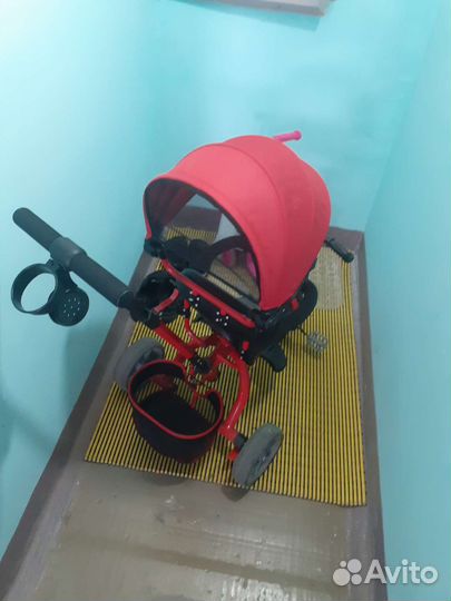 Детский трехколесный велосипед бу