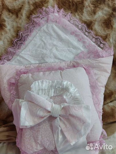 Конверт на выписку для девочки