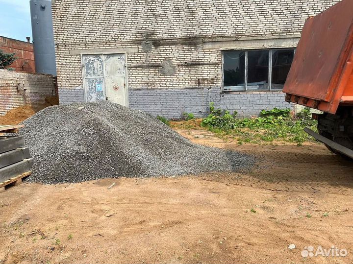 Щебень гравийный