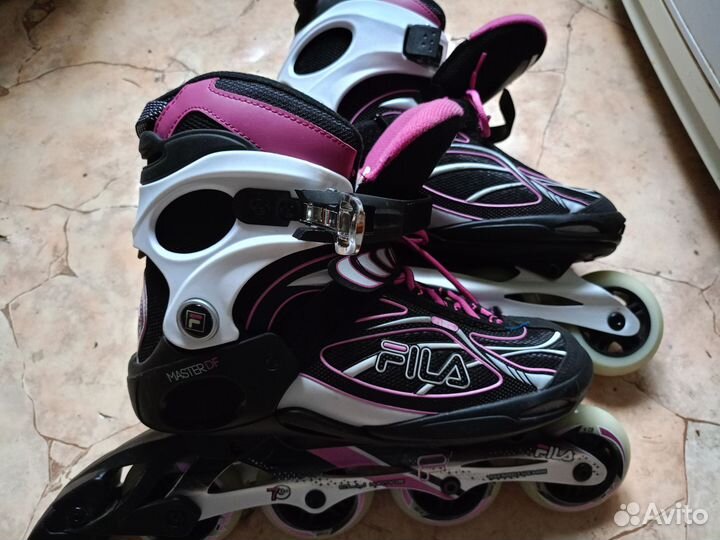 Роликовые коньки fila master df женские 41 EU р-р