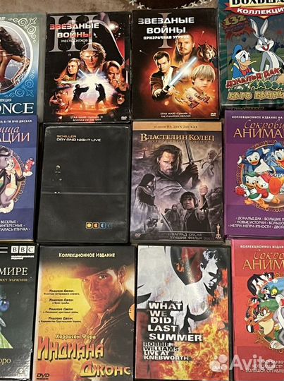 Коллекция dvd и блюрэй дисков. Лицензия