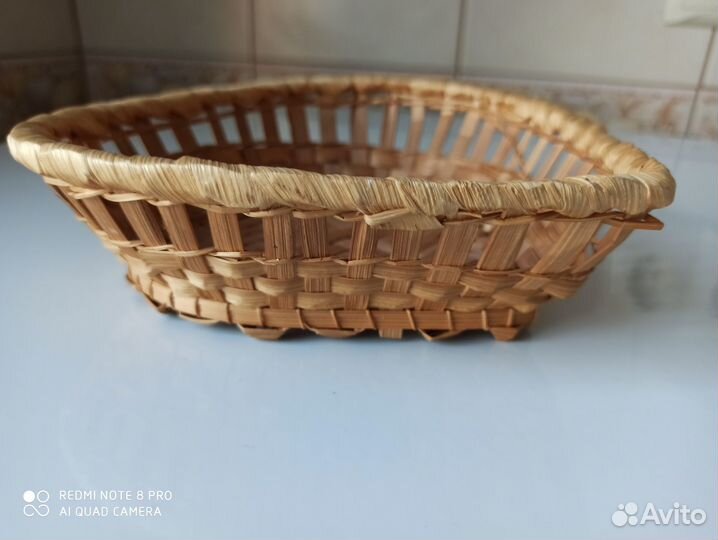 Вазочка соломенная