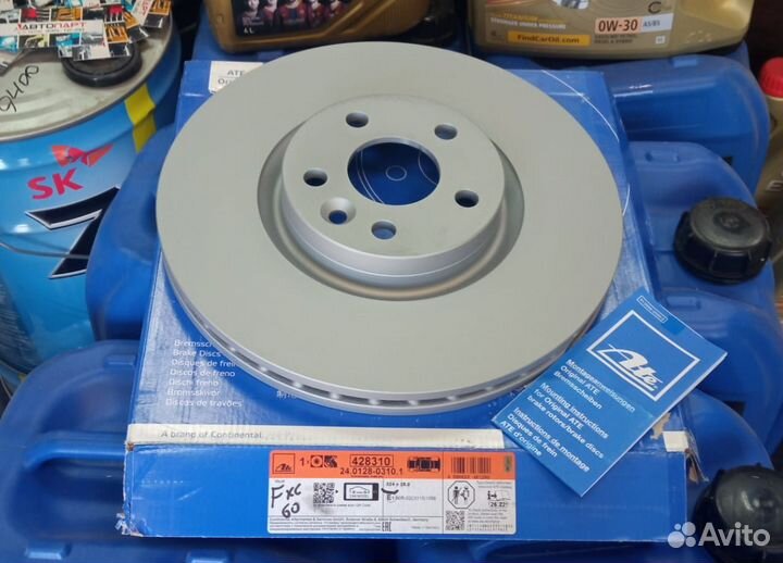 Диск тормозной передний Volvo S60 XC60 324mm