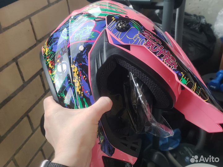 Мотошлем кроссовый